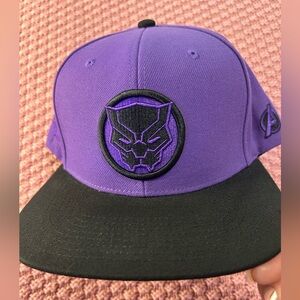 Marvel Purple and Black Hat